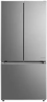 MIDEA 18 CU FT FRENCH DOOR STAINLESS STEEL