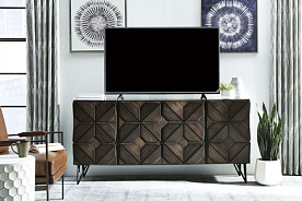 Chasinfield - Dark Brown Extra LG TV Stand