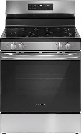 FRIGIDAIRE STAINLESS STEEL SMOOTH TOP STEAM CLEAN RANGE