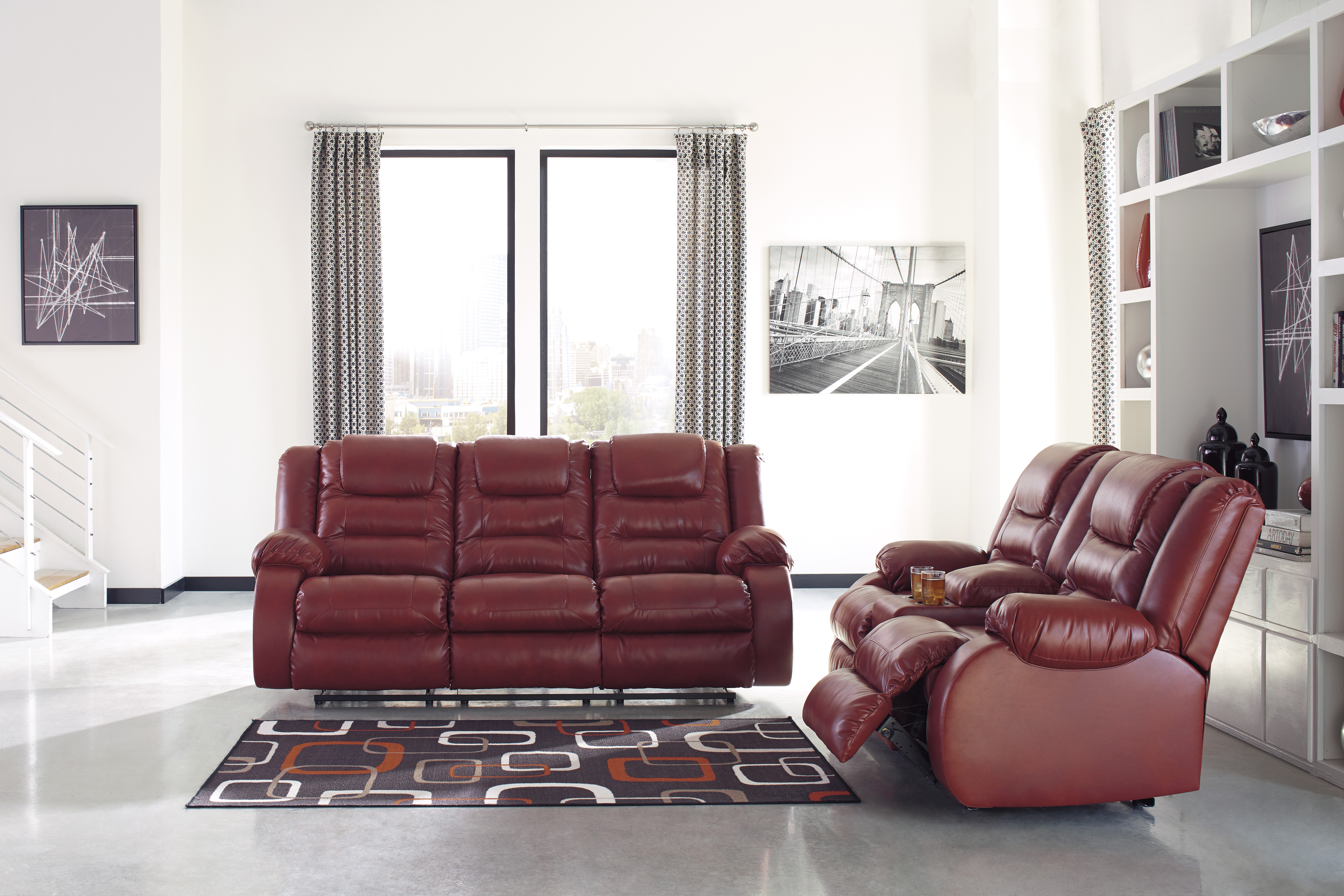 Vacherie Salsa Reclining Sofa Ashley Furniture Cleek's Home Furnishing