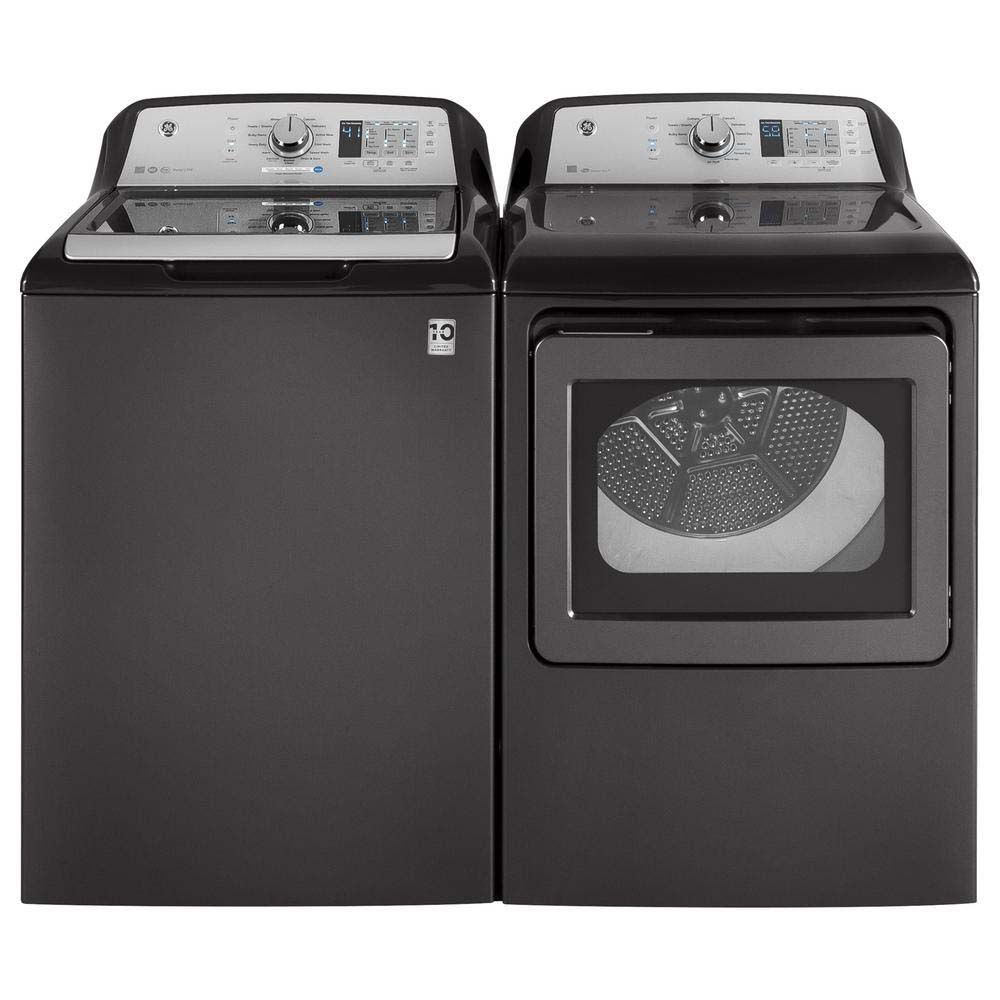 ge dryer electric washer diamond appliances gas laundry gray general dry dryers washers cycle sensor vent he cu ft load