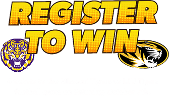 Register to win 4 tickets to the Missouri Tigers vs LSU Tigers football game on Saturday, October 7th!
