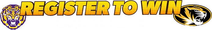 Register to win 4 tickets to the Missouri Tigers vs LSU Tigers football game on Saturday, October 7th!