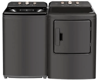 Midea 4.1cu ft Washer & 7cu ft Dryer - Metallic Grey