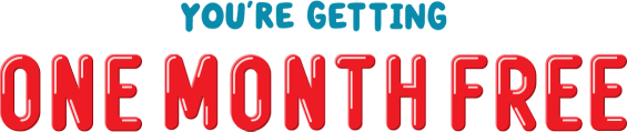 You're getting one month free.