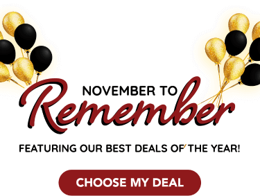 November to remember featuring our best deals of the year!