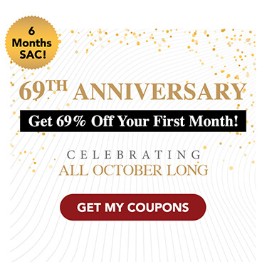 69th Anniversary - Get 69% Off Your First Month!