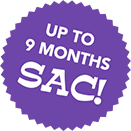 Up to 9 months SAC!