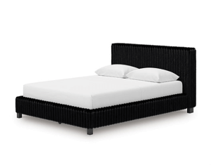 Ashley Zurales Black Upholstered Bed
