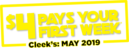 $4 pays your first week