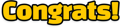 Congrats!