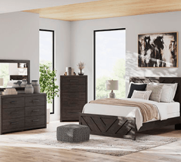 Ashley Prendoneo Charcoal Bedroom Group